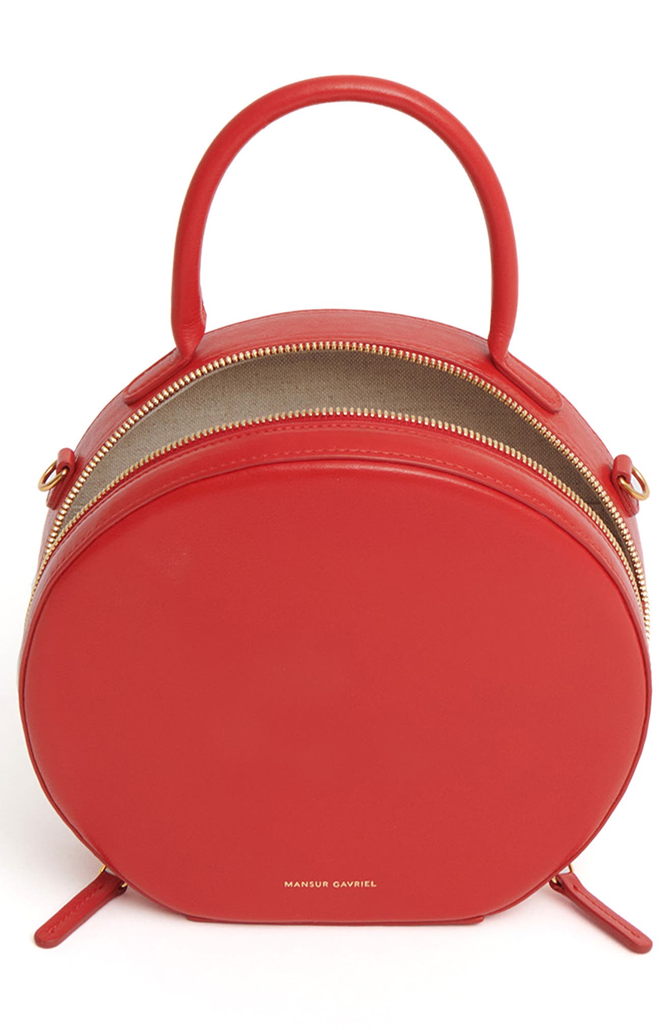 Mansur Gavriel Circle Leather Crossbody Bag, Alternate, color, 