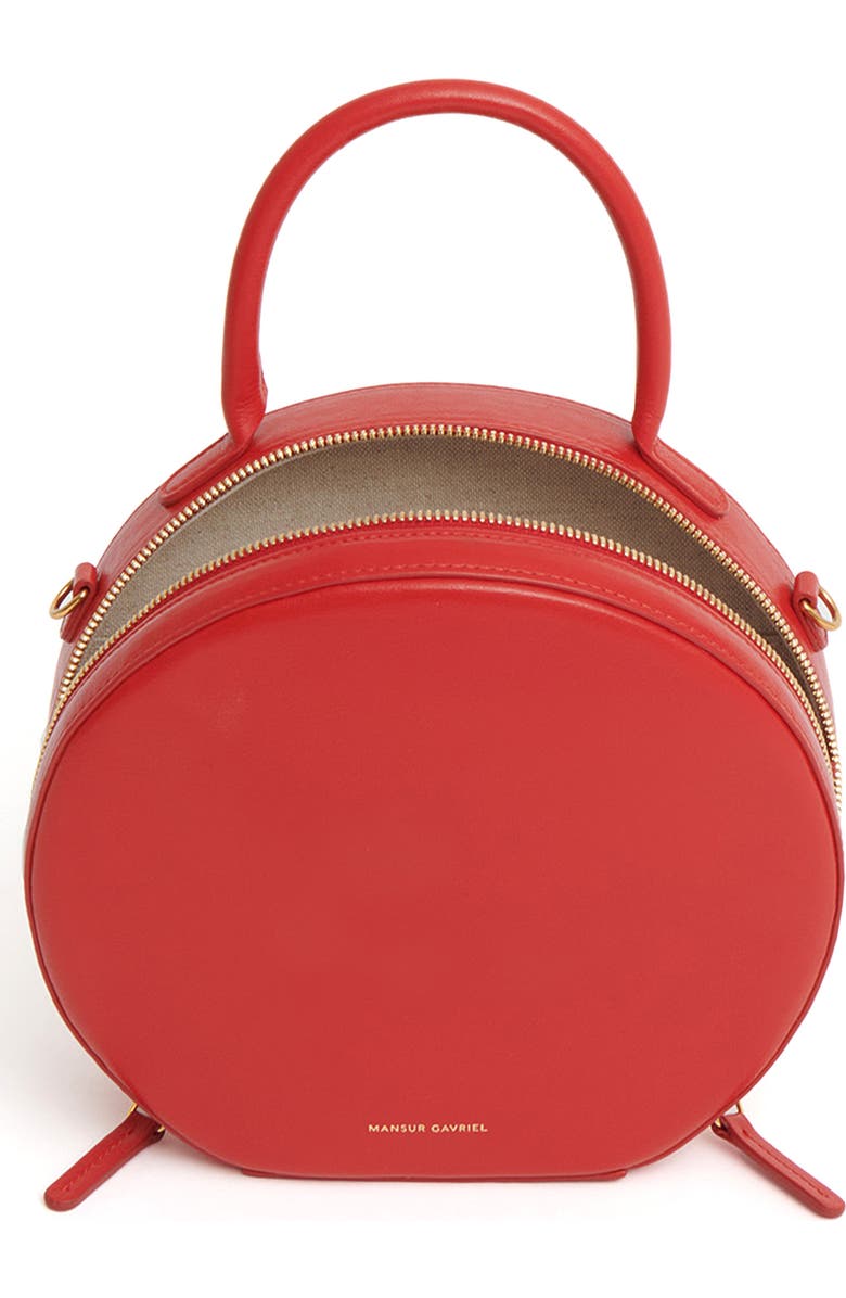 Mansur Gavriel Circle Leather Crossbody Bag, Alternate, color,