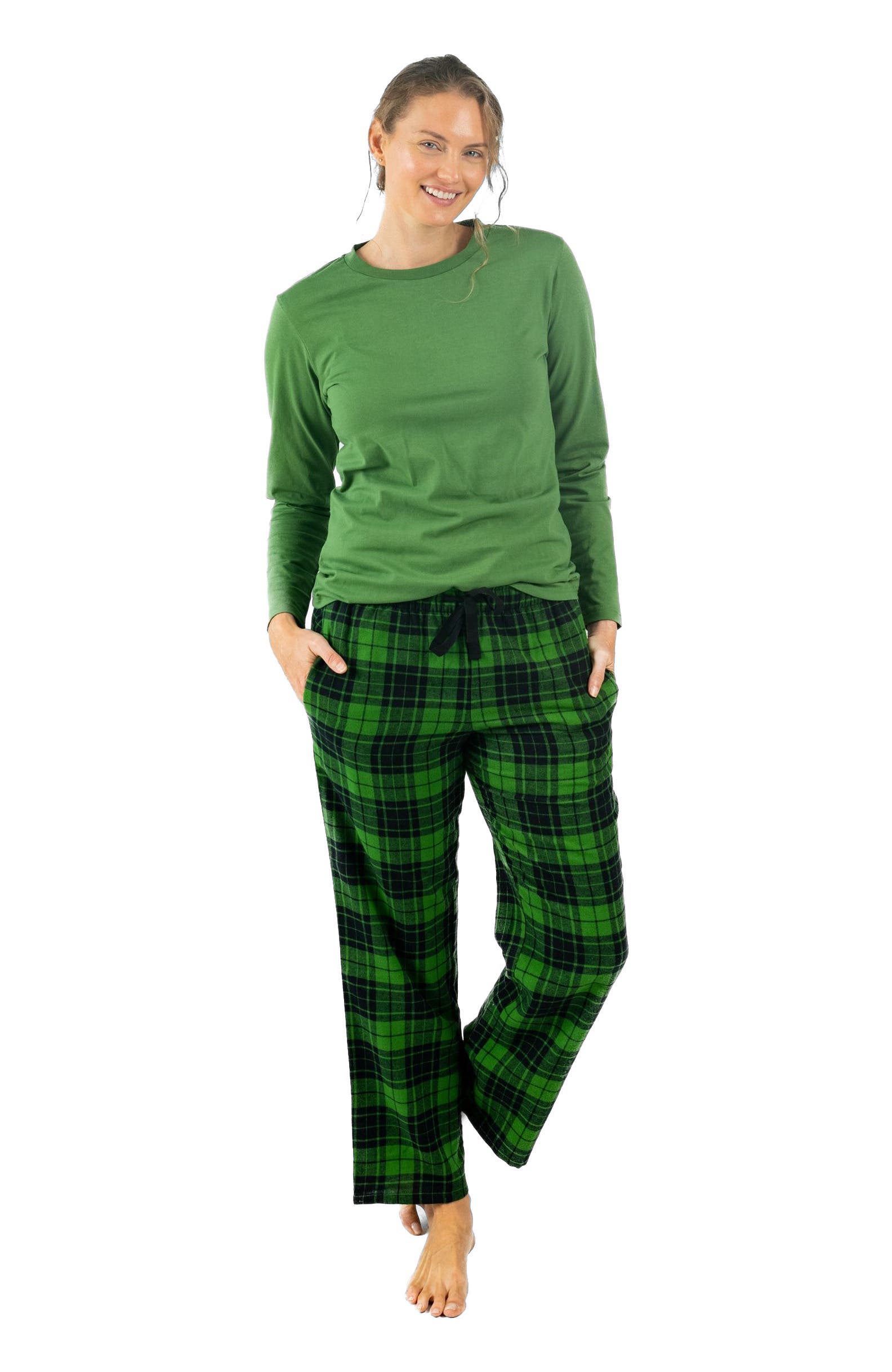 selected Plaid Black & Green