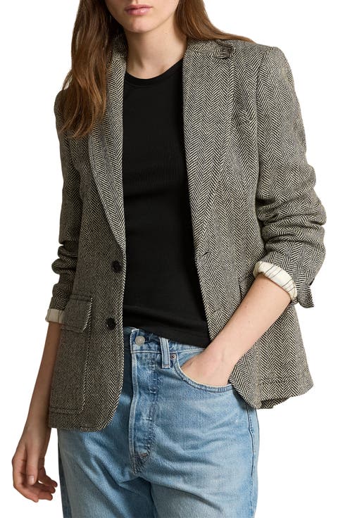 Heritage Herringbone Blazer
