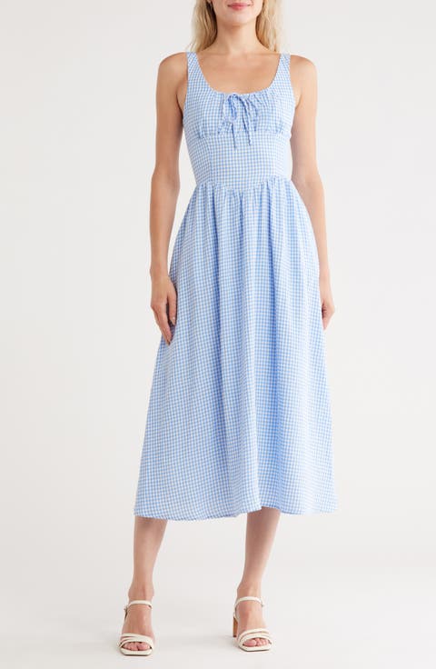 Corset Milkmaid Midi Dress
