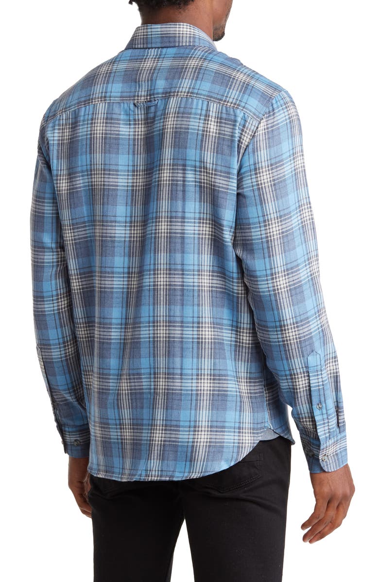 THREAD AND CLOTH Thread & Cloth Linear Plaid Long Sleeve Shirt, Alternate, color, 