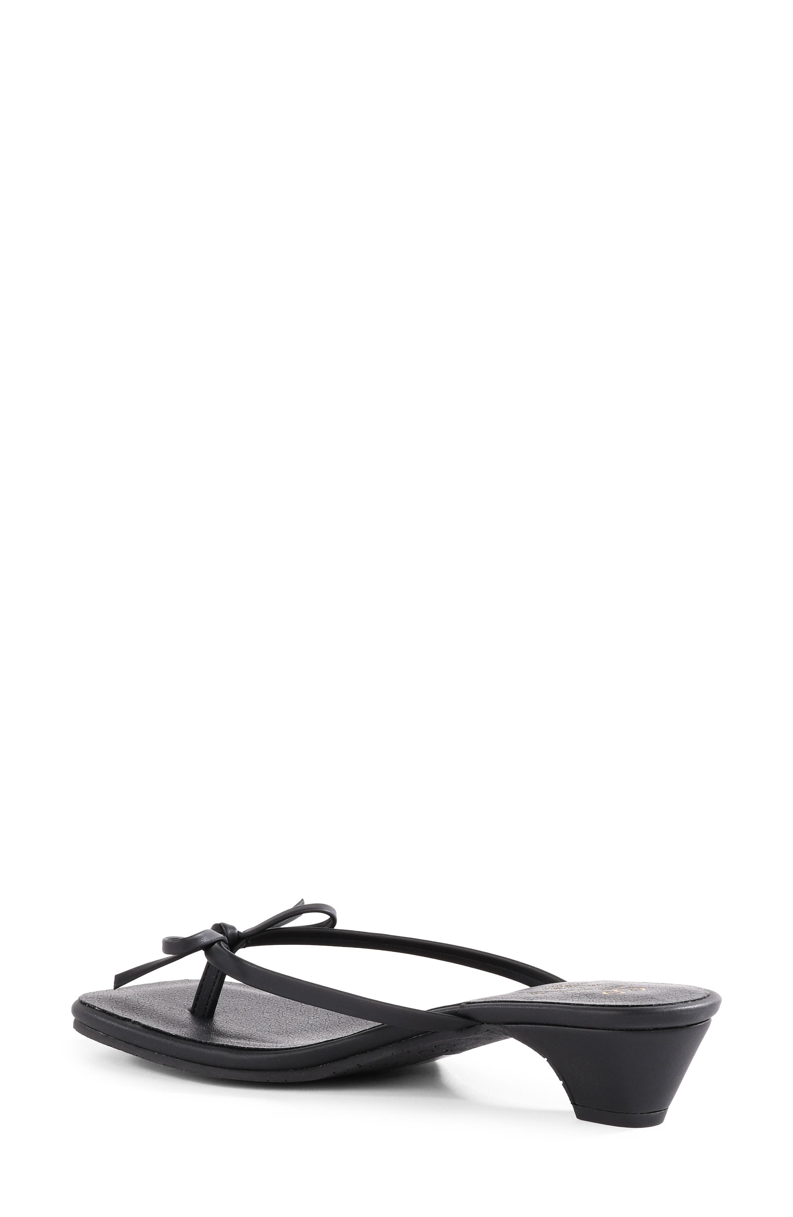 Seychelles Sunset Beach Kitten Heel Sandal, Alternate, color, Black