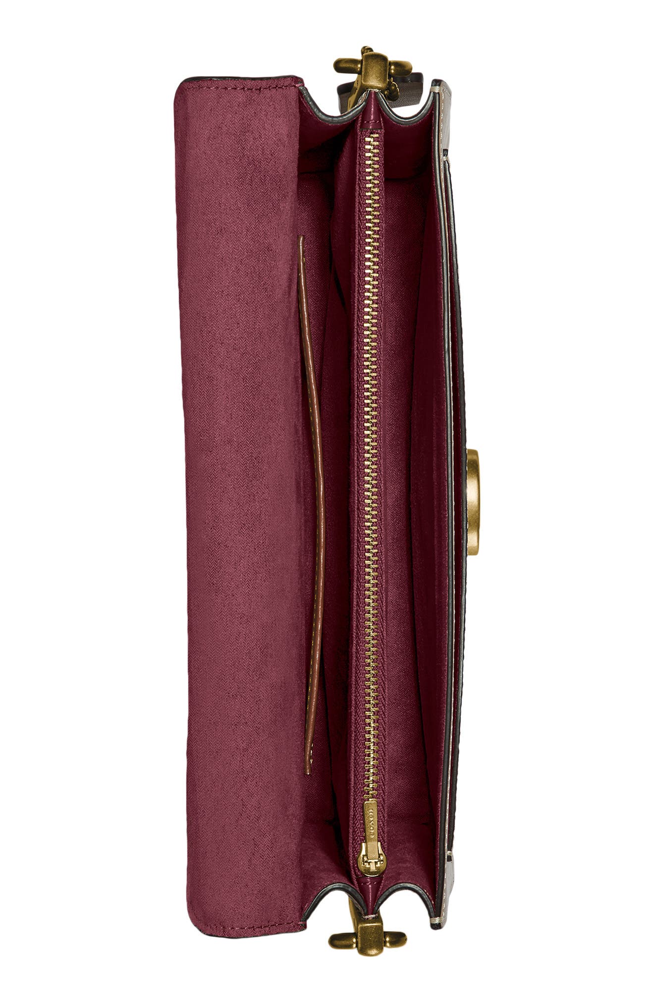 COACH Tabby Signature Coated Canvas & Leather Crossbody Bag, Alternate, color, 