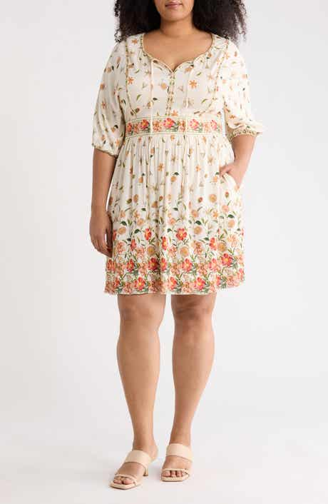 Floral Puff Sleeve Dress