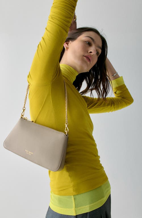 Kate Spade New York Grace Fine Grain Leather Shoulder Bag In Brown