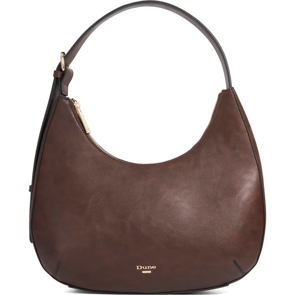 Dune London Daintilies Faux Leather Shoulder Bag In Brown