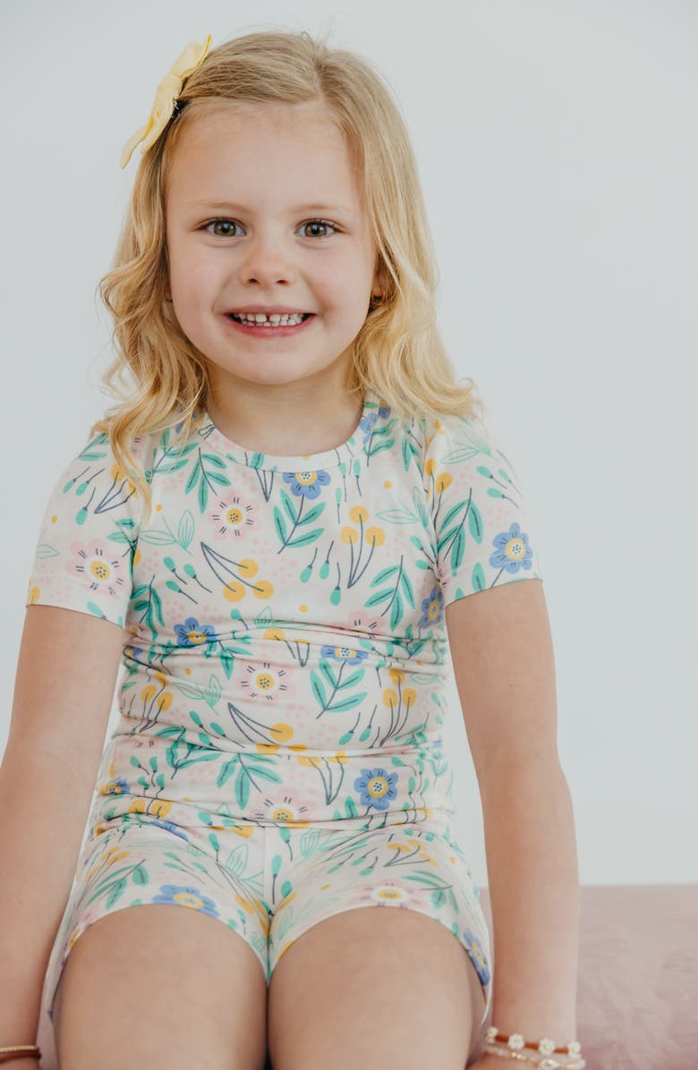 Copper Pearl Two-Piece Short Pajamas, Alternate, color, Clara