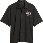 SANTO STUDIO Ryan Graphic Button-Up Shirt