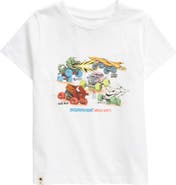 Boardies Kids' Wheelie Beasts Organic Cotton Graphic T-Shirt