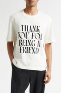 AMI PARIS Boxy Cotton Graphic T-Shirt