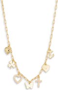 NORDSTROM RACK Multi Charm Necklace