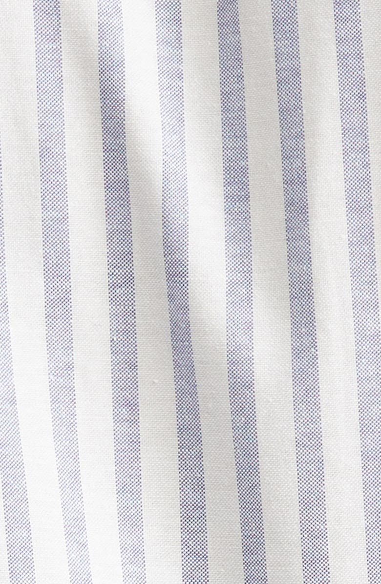 Drake's Stripe Cotton Oxford Button-Up Shirt, Alternate, color,