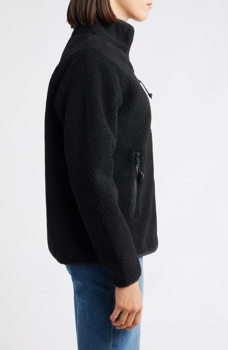 Fjällräven Women's Vardag Pile Fleece Zip Jacket, Alternate, color, Black