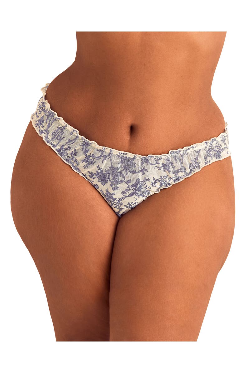 Adore Me Winette Bikini Panties, Main, color, Novelty Blue