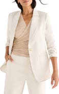 NIC+ZOE Topstitch Detail Stretch Blazer