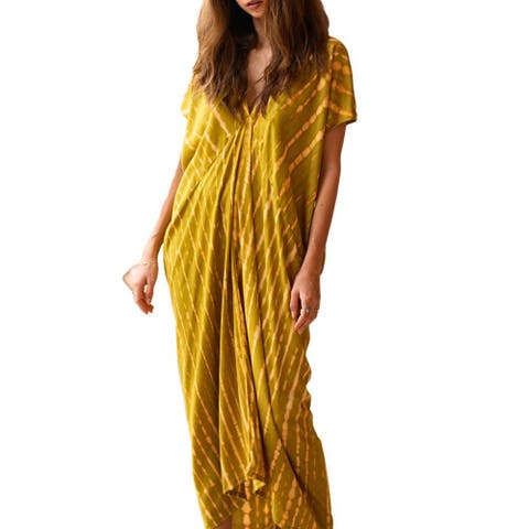Madella Hand Dyed Kaftan Dress