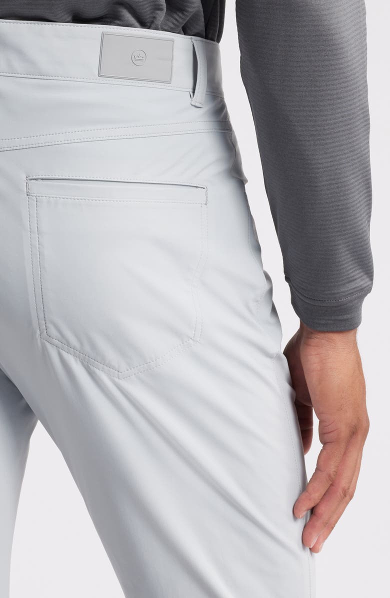 Peter Millar Bingham Tailored Fit Performance Knit Pants, Alternate, color, British Grey