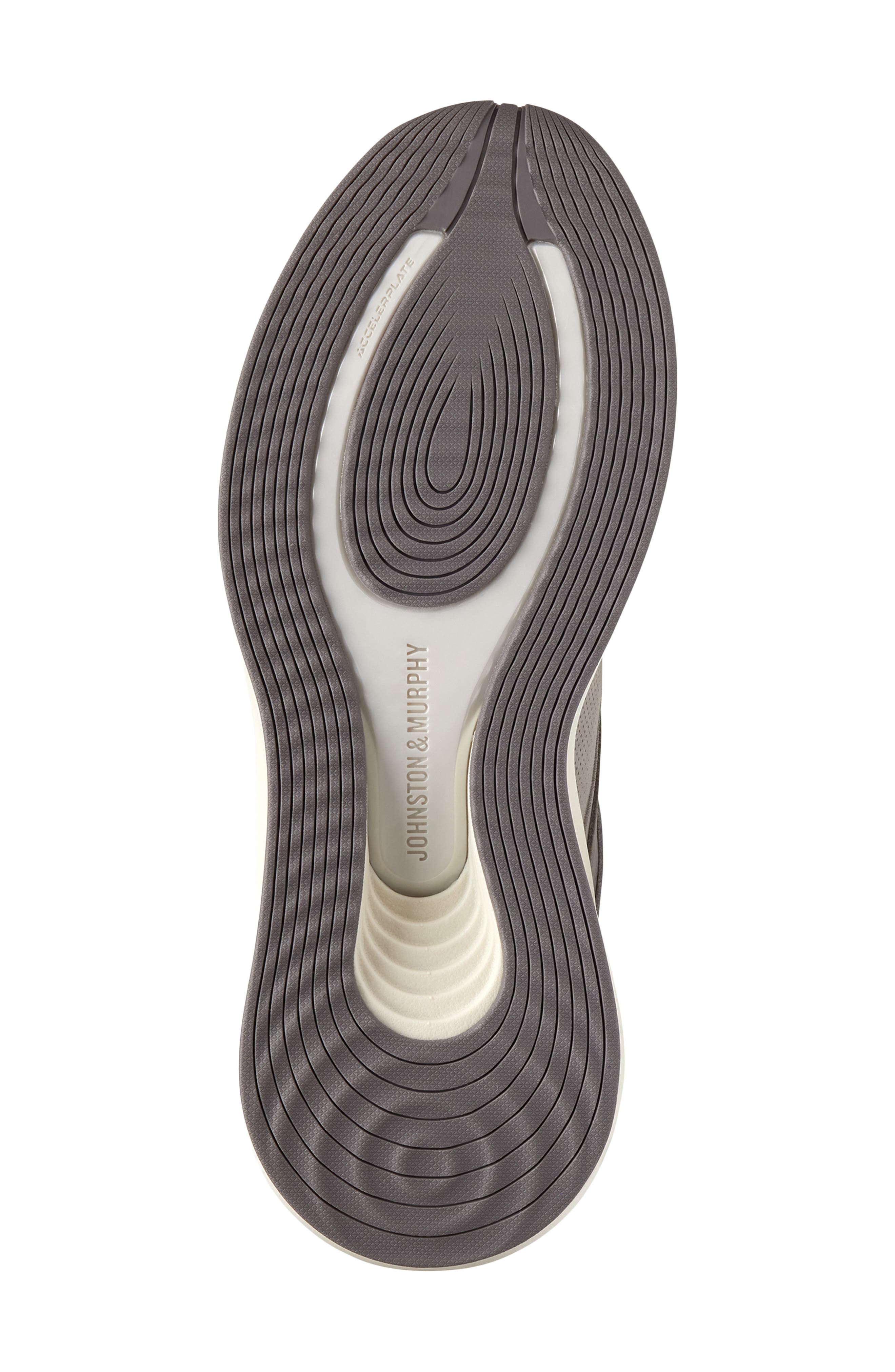 Johnston & Murphy Surge U-Throat Embossed Sneaker, Alternate, color, Gray Nubuck