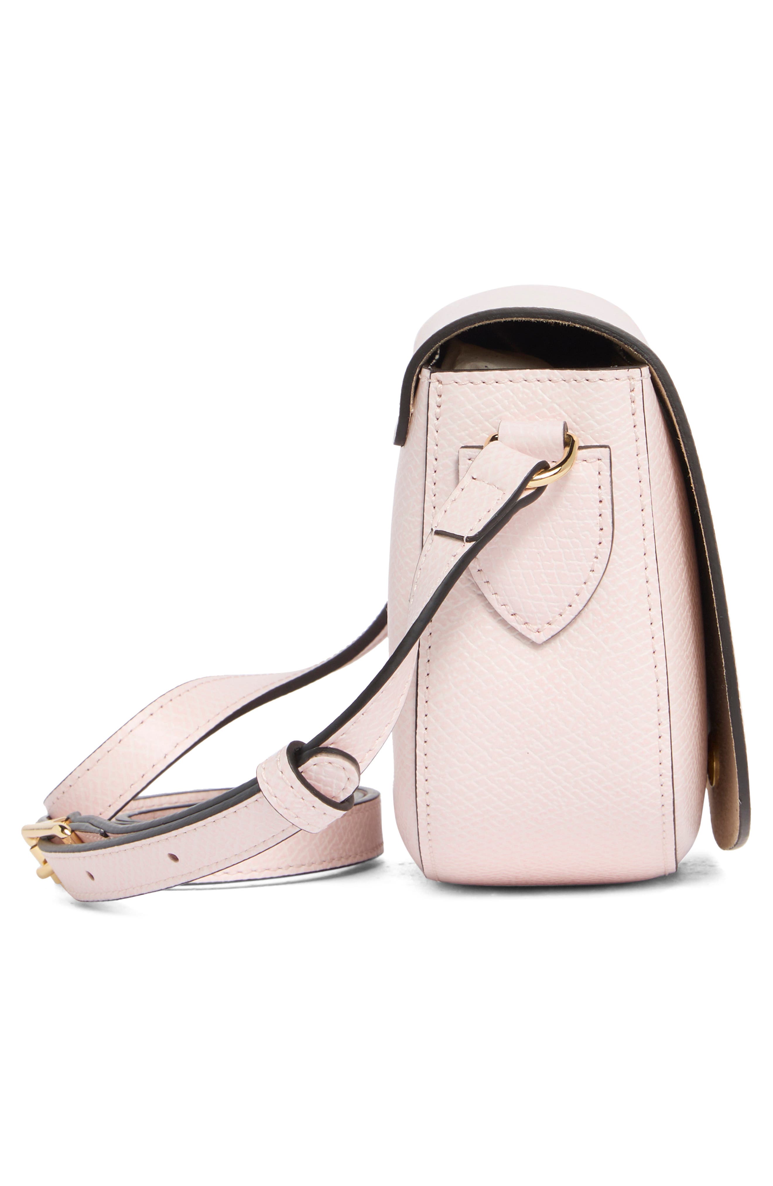 Épure Leather Crossbody Bag, Alternate, color, BALLET