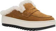 Aquatalia Amata Genuine Shearling Lined Weatherproof Mule