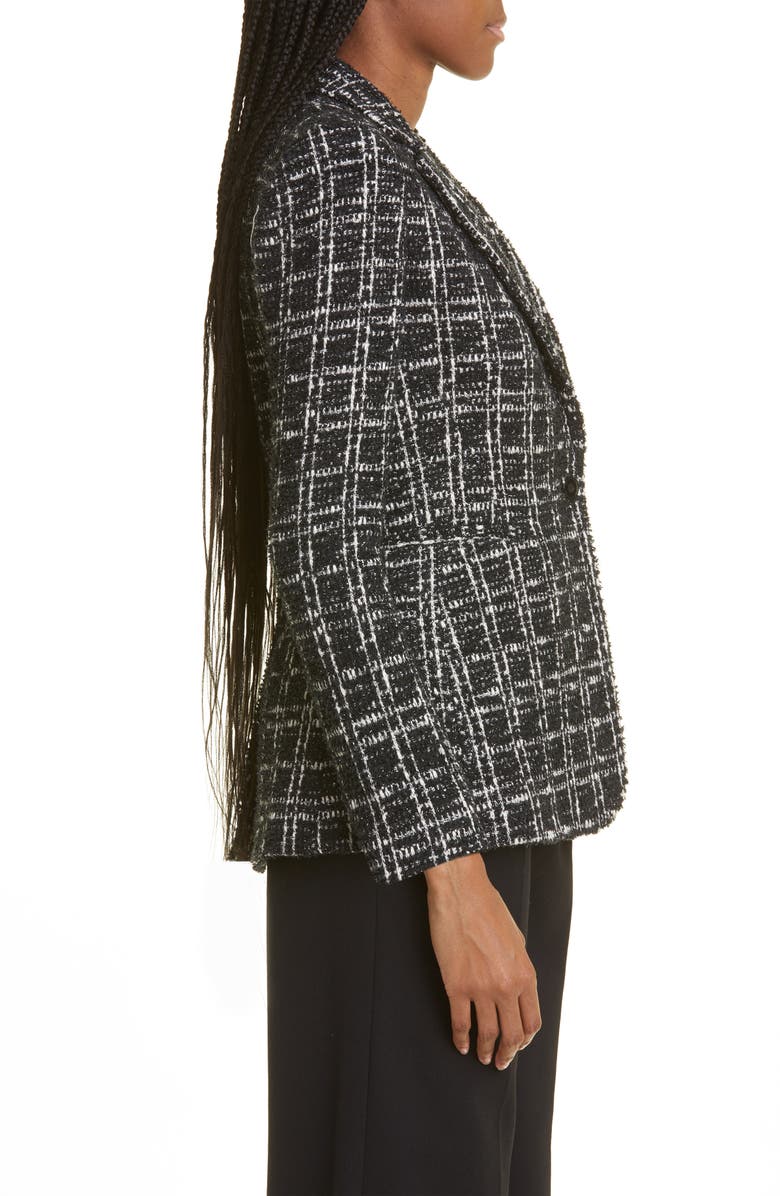 Alice + Olivia Macey Plaid Blazer, Alternate, color,