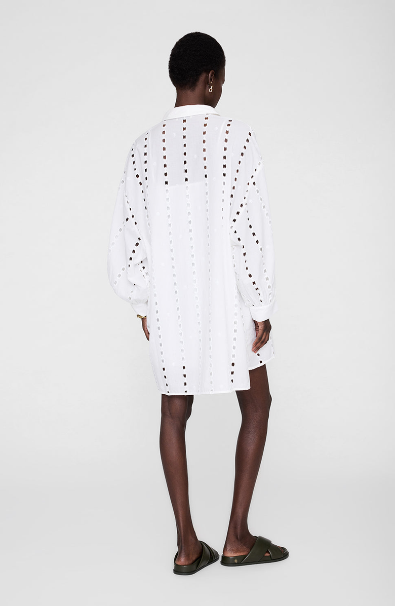 ANINE BING Marianne Dress, Alternate, color, White