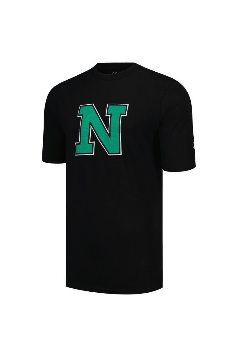 Men's FISLL Black Norfolk State Spartans Applique T-Shirt, Alternate, color, Black