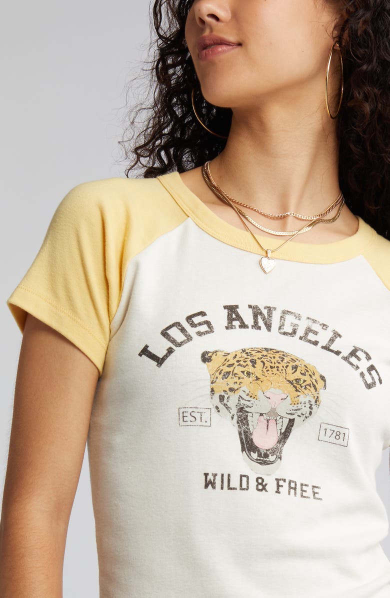 Vinyl Icons Los Angeles Colorblock Graphic T-Shirt, Alternate, color,