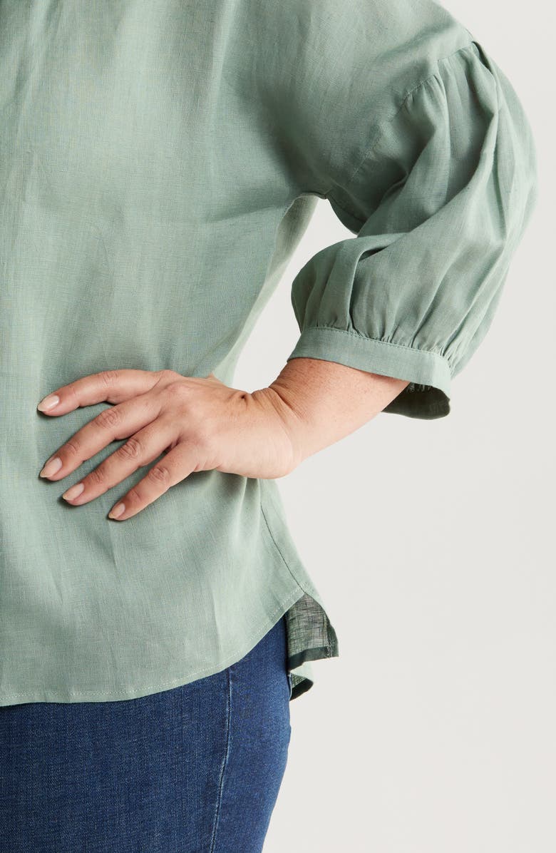 HARSHMAN Minka Linen Top, Alternate, color, 