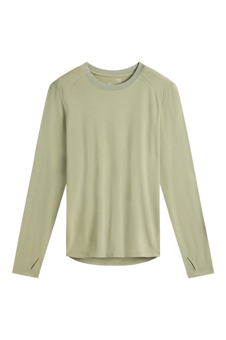 Shade Long Sleeve Top, Alternate, color, TEA