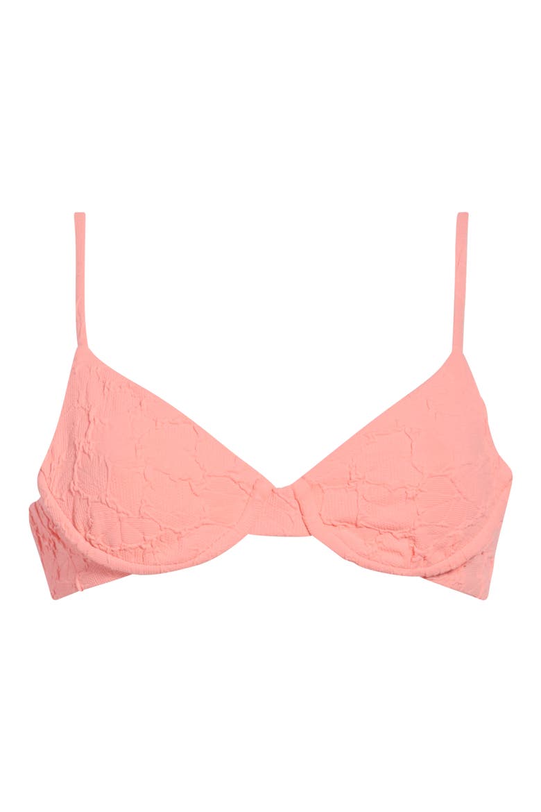 Dainty Underwire Bikini Top, Main, color, PINK