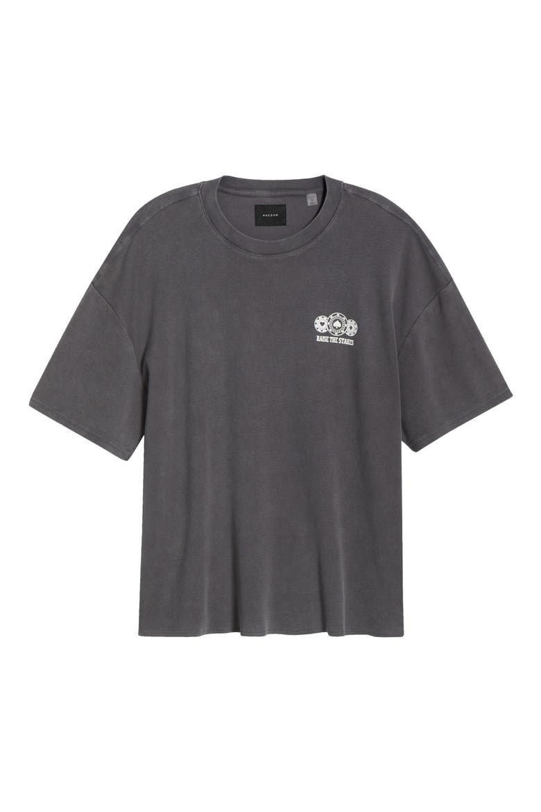 Cardinal Room Oversize Cotton Graphic T-Shirt, Alternate, color, CHARCOAL