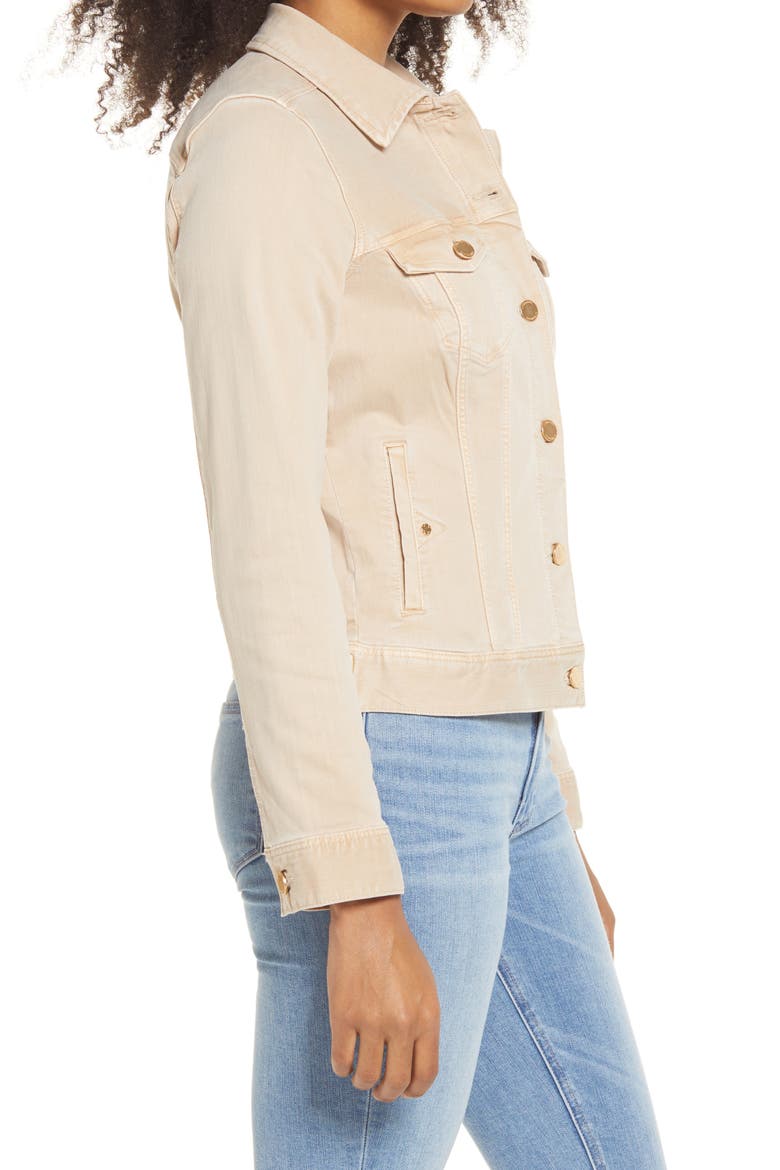 Liverpool Denim Trucker Jacket, Alternate, color, PANAMA TAN
