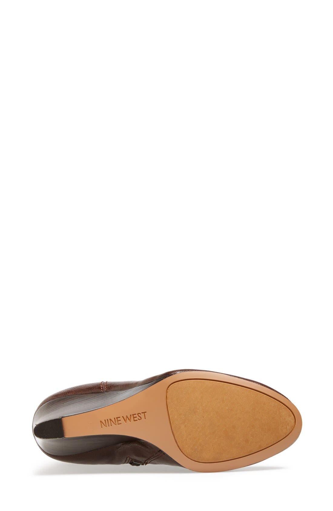 'Heartset' Boot, Alternate, color, BROWN LEATHER