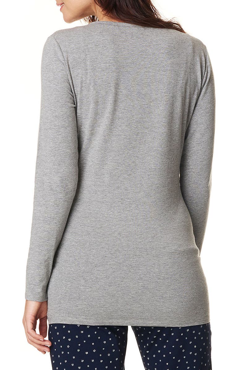 Noppies Feline Henley Maternity/Nursing Tee, Alternate, color,