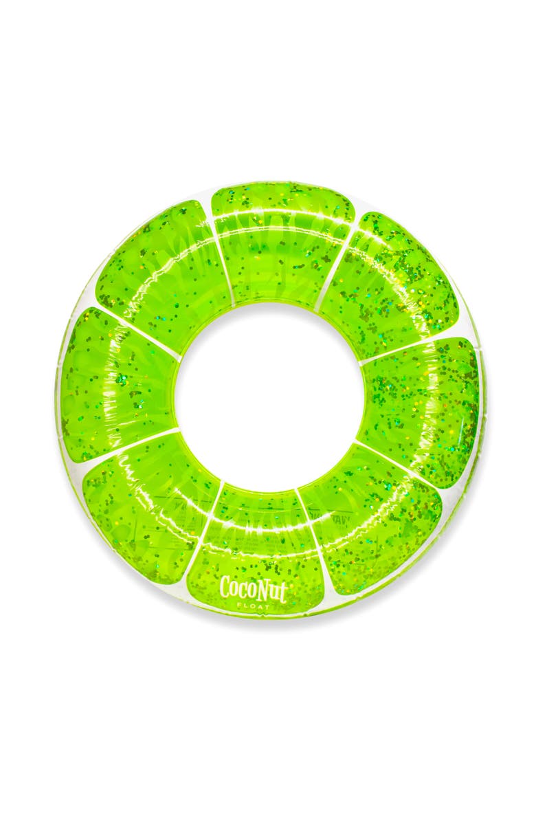 Coconut Outdoor XDUPC Coconut Float Green Glitter Inflatable Pool Float, Main, color, Green