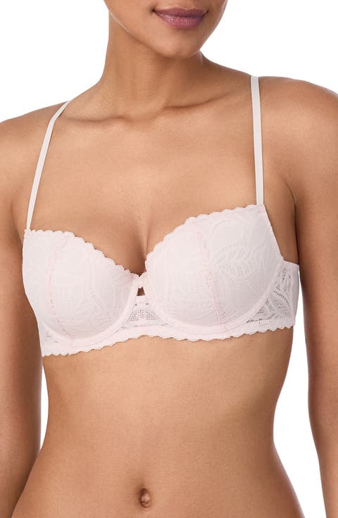 Deco Underwire Lace Balconette Bra