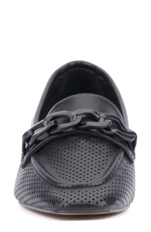 Torgeis Kalina Perforated Loafer In Black