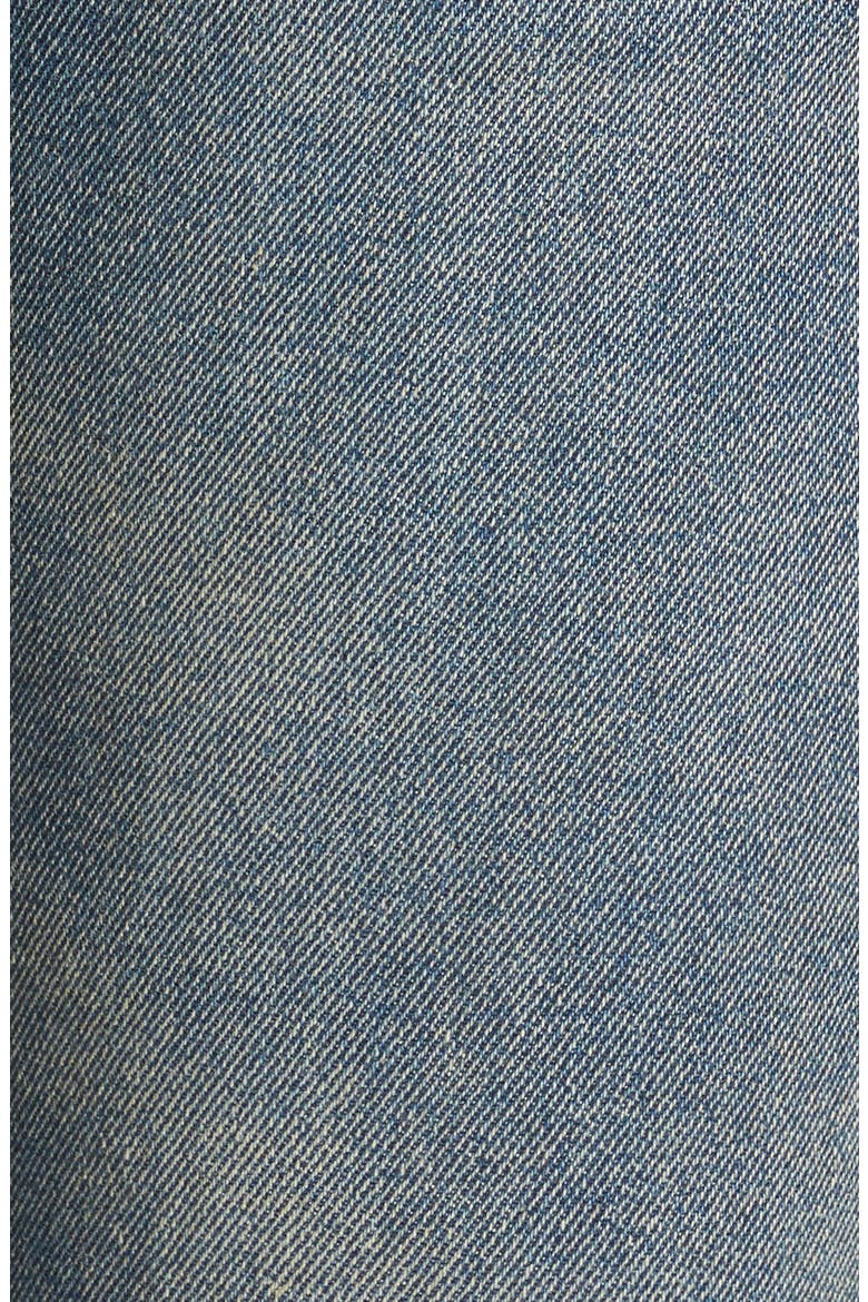 V-Neck Two-Tone Jeans, Alternate, color, LIGHT RUST INDIGO
