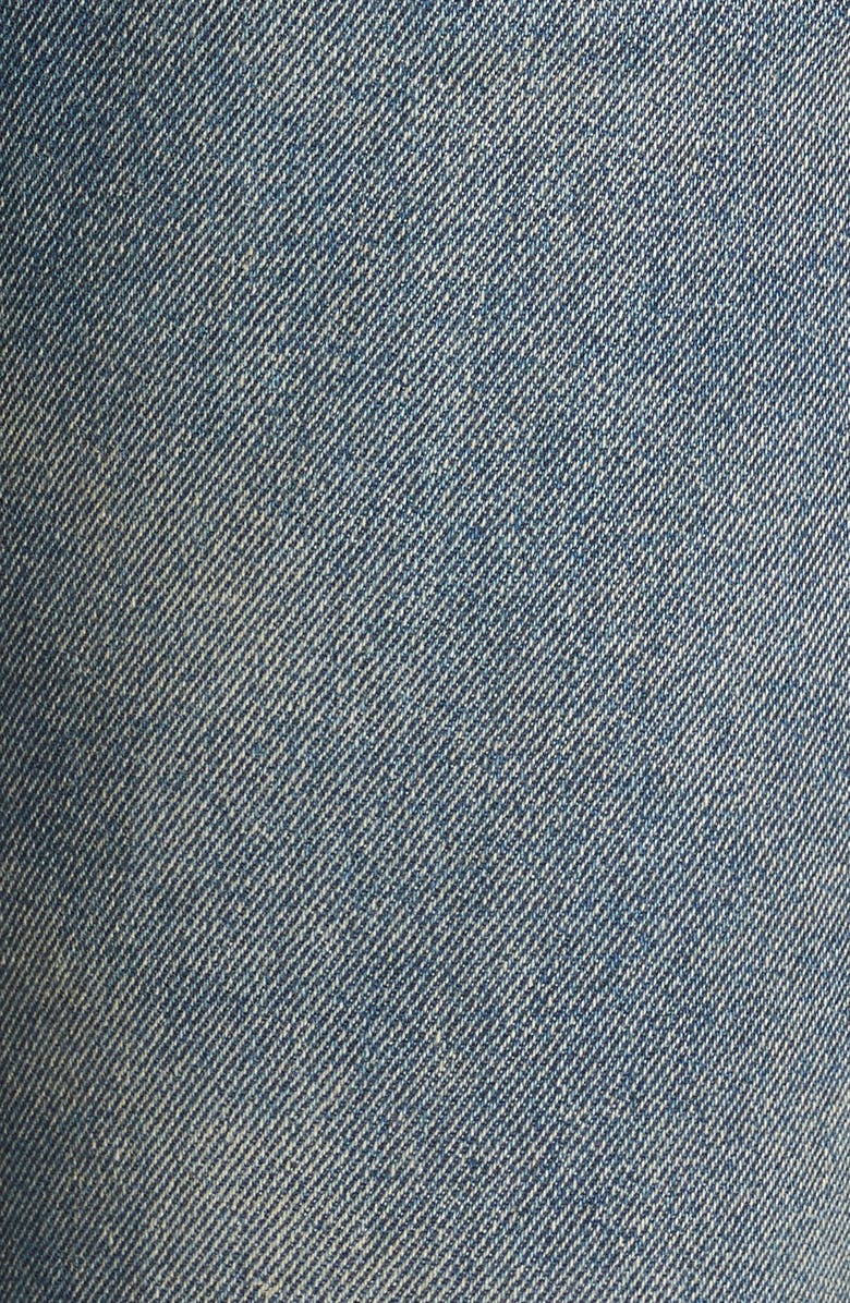 Balenciaga V-Neck Two-Tone Jeans, Alternate, color, 