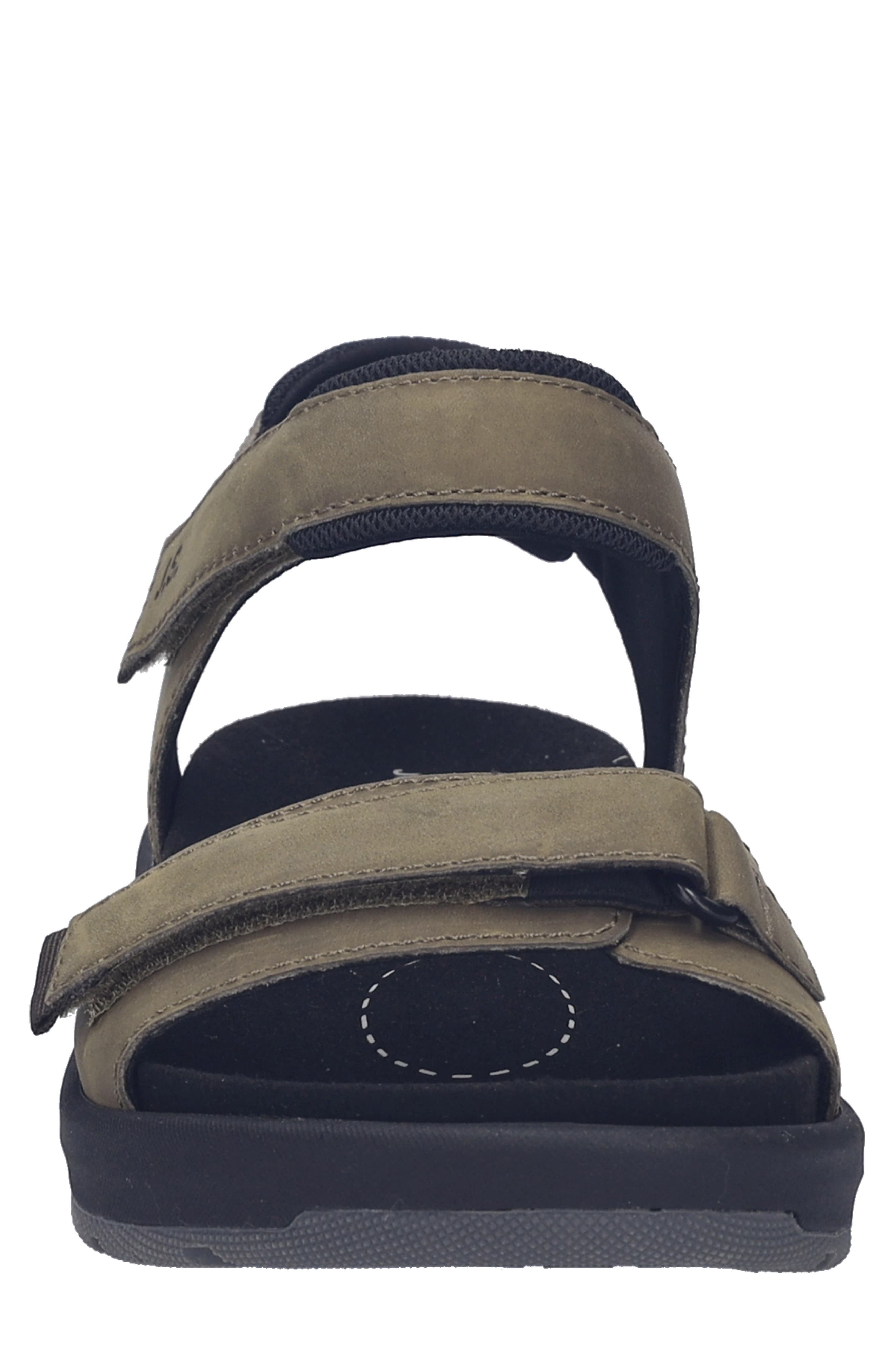 Emeric 10 Quarter Strap Sandal, Alternate, color, KHAKI