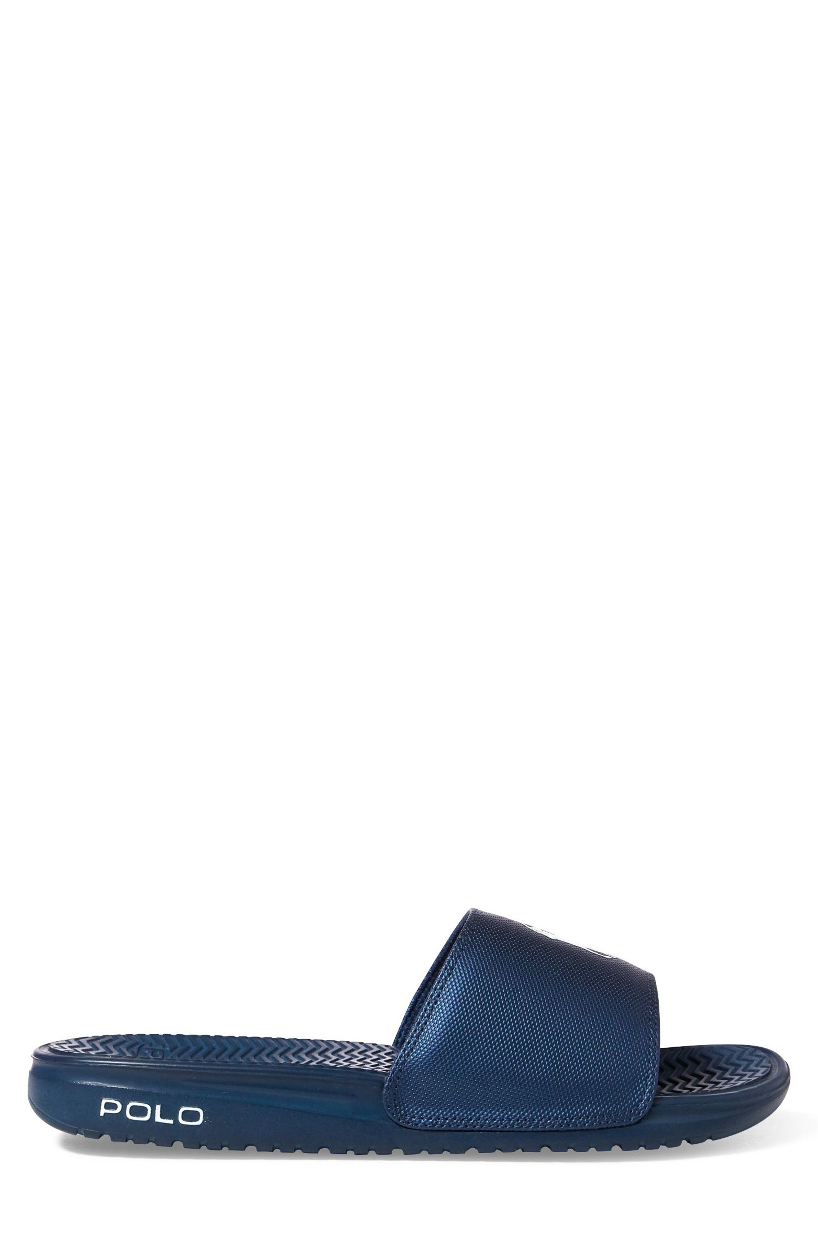 Rodwell Slide Sandal, Alternate, color, BLUE