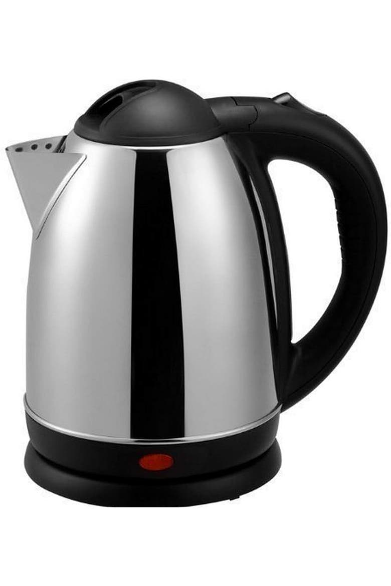 1.7L Stainless Steel Electric Kettle, Main, color, BLACK AND STAINLESS STEEL