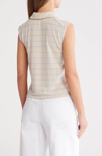 Lyon Sleeveless Polo Sweater
