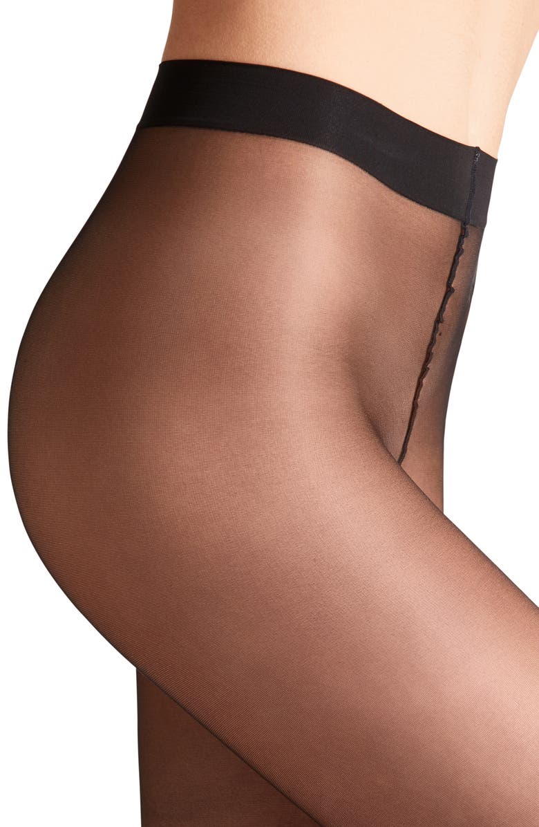 Falke Seidenglatt 15 Tights, Alternate, color, Black