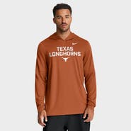 Nike Men's Nike Texas Orange Texas Longhorns 2025 Sideline Performance Long Sleeve Hoodie T-Shirt