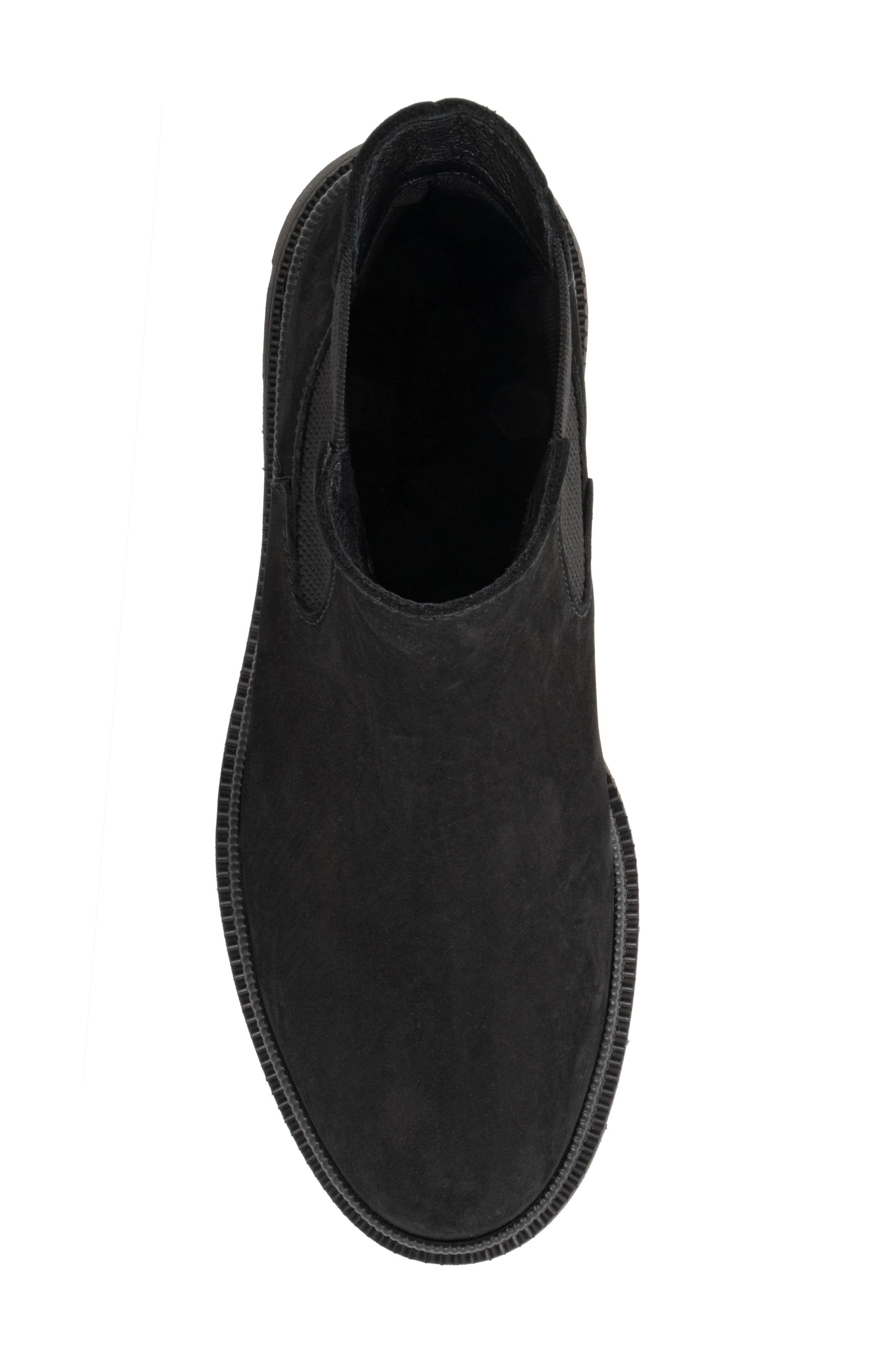 Bueno Darla Lug Chelsea Boot, Alternate, color, Black Nubuck