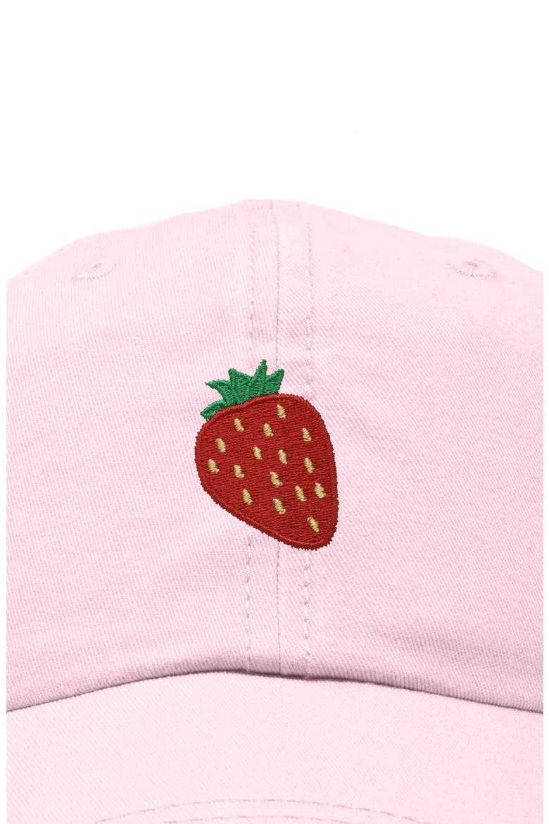 Strawberry Hat, Alternate, color, Washed Pink