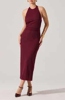 Zaira Halter Midi Dress